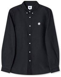 Pretty Green - Pg Ls Oxford Shirt Sn00 - Lyst