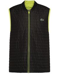 Lacoste - Lightweight Reversible Padded Vest - Lyst