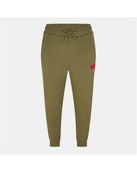 HUGO - Doak Closed Hem Jogging Bottoms With Logo Detail - Lyst