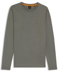 BOSS - Tacks Long Sleeve Top - Lyst