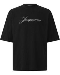 Jacquemus - Jacq Script Tee Sn64 - Lyst