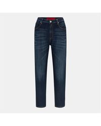 HUGO - Keida Straight Leg Jeans - Lyst