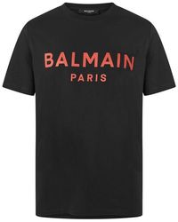 Balmain - Lg Tee Sn64 - Lyst