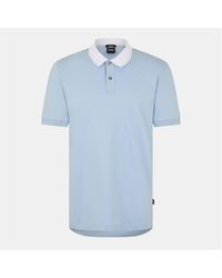 BOSS - Phillipson Cotton Short Sleeve Slim Fit Polo Shirt - Lyst