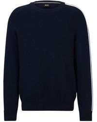 BOSS - Pontevico Knitted Top - Lyst