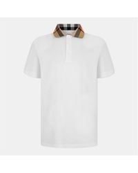 Burberry - Cody Check Polo Shirt - Lyst