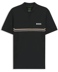 BOSS - Spin Bodymapp Short-Sleeve Slim-Fit Polo Shirt - Lyst