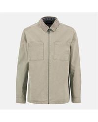 Barbour - Lenker Long Sleeve Stand Collar 4 Pocket Overshirt - Lyst