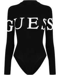 Guess - S Giulia Logo Body Jet Black Xs - Lyst