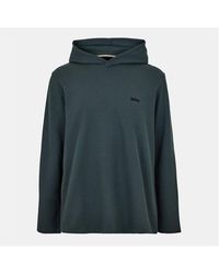 BOSS - Bodywear Waffle Loungewear Hoodie With Logo Detail - Lyst