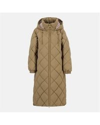 Barbour - Kirkton Long Puffer Jacket - Lyst