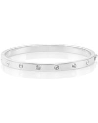 Kate Spade - Set In Stone Hinged Bangle - Lyst