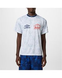 Aries - X Umbro Roses Short Sleeve Football Shirt - Lyst