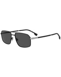 BOSS - Round Sunglasses - Lyst