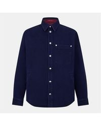 Gucci - Long Sleeve Denim Shirt - Lyst