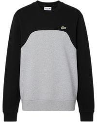 Lacoste - Colour Block Cotton Fleece Sweatshirt - Lyst