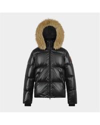ARCTIC ARMY - Puffer Og Hooded Long Sleeve Short Puffer Jacket - Lyst