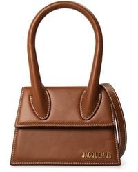 Jacquemus - Plain Leather Le Chiquito Moyen Bag - Lyst