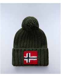 Napapijri - Napapijri Pom-Pom Beanie - Lyst