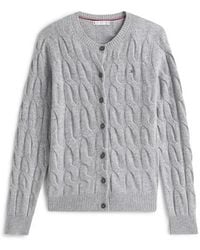 Tommy Hilfiger - Cable Cardigan - Lyst