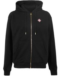 CASABLANCA - Classic Logo Zip Hoodie - Lyst