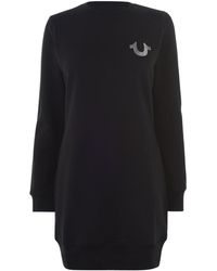 true religion black dress