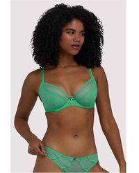 Playful Promises - Grace Mint Plunge Bra - Lyst
