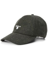 Barbour - Barlow Wool Blend Herringbone Cap - Lyst
