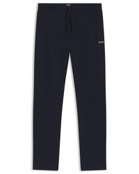 BOSS - Waffle Open Hem Fleece Joggers - Lyst