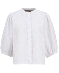 Barbour - Short Sleeve Blouse - Lyst