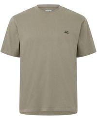 C.P. Company - Embroidered Logo T-shirt - Lyst