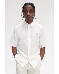 Fred Perry - Seersucker Short Sleeve Shirt - Lyst