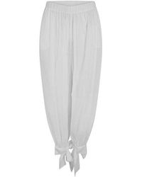 ANDAMANE - Noor Tie Maxi Parachute Pants - Lyst