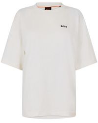 BOSS - Short Sleeve T-Shirt With Logo Detail (Eregular) - Lyst