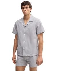BOSS - Velvetfish Beach Shirt - Lyst