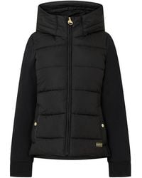 Barbour - Conway Full-Zip Hooded Funnel-Neck Hybrid Jacket - Lyst