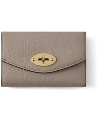 Mulberry - Darley Folded Multi-Card Wallet Cashmere Taupe - Lyst