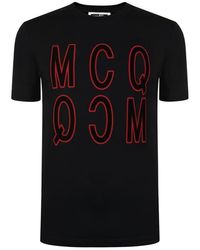 mcq velvet logo t shirt