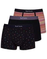Paul Smith - 3-Pack Stamp Aop Boxer Briefs - Lyst