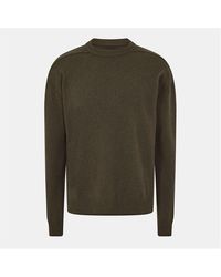 Rick Owens - Ribbed Crew Neck Relaxed Fit Jumper - Lyst