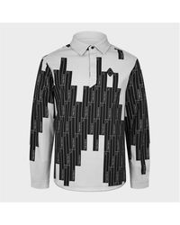 A_COLD_WALL* - Vector Monogram Long-Sleeve Polo Shirt - Lyst