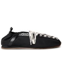 Ganni - Sporty Ballerina Ballet Pumps - Lyst