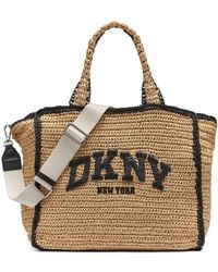DKNY - Straw Bag - Lyst