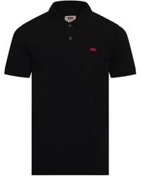 Levi's - Slim Housemark Polo Bright Whi - Lyst