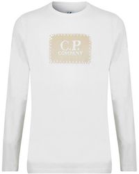 C.P. Company - Cotton Long Sleeve Crew Neck T-Shirt - Lyst