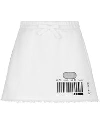 Dolce & Gabbana - Dg Vib3 Short Cotton Jersey Skirt - Lyst