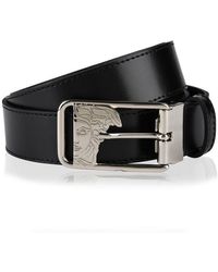 Versace Medusa Buckle Belt - Black
