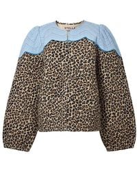 Stella Nova - Leopard Jacket With Clouds - Lyst