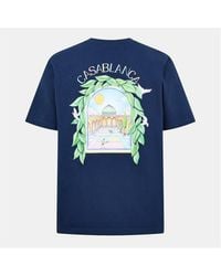 CASABLANCA - L'arche Tennis Club T-shirt - Lyst