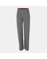 Gucci - High Waisted Wide Leg Trousers - Lyst